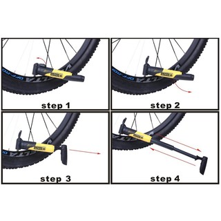 Combo Bơm xe đạp gắn xe + dây nối dài