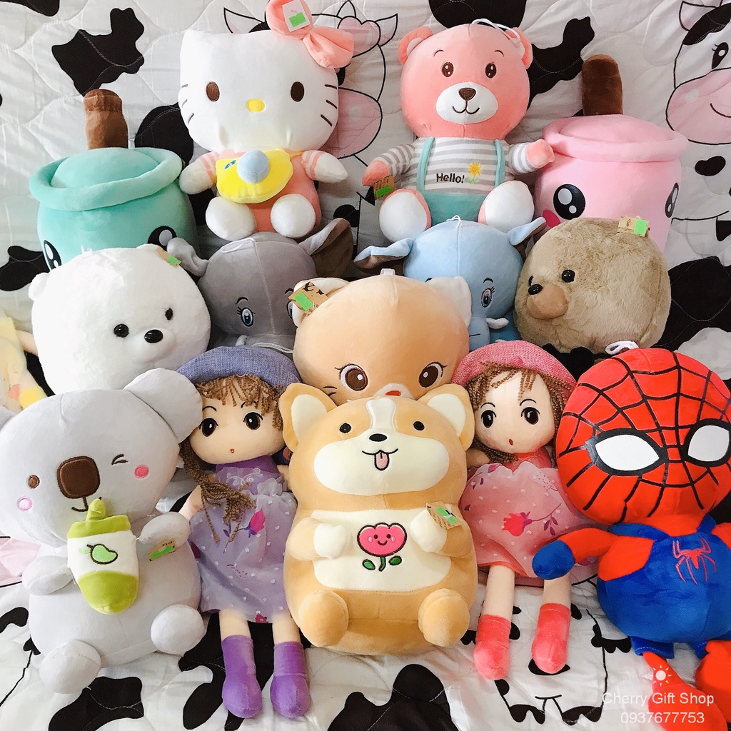 Gấu Bông Người Nhện Siu Đáng iu Ảnh Thật Shop Chụp 40cm Vải Miniso Cực Xịn - Ảnh Thật Shop Chụp