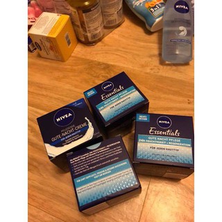 Nivea essentials - kem dưỡng ẩm ban đêm chuyên sâu 24h
