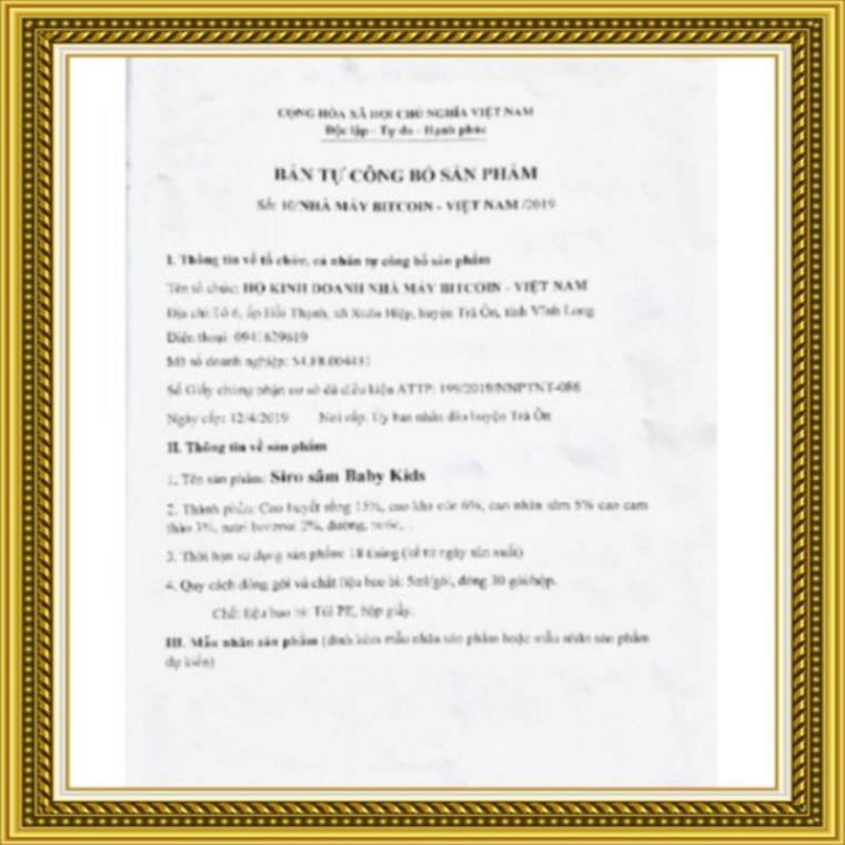 Sâm baby kids chính hãng | BigBuy360 - bigbuy360.vn