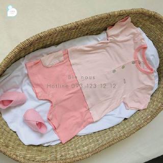 Bộ body cộc Nous hồng đào nhạt