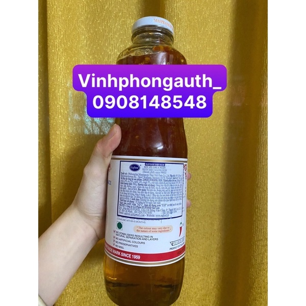 SỐT ỚT THÁI CHUA NGỌT CON GÀ 980G Maepra