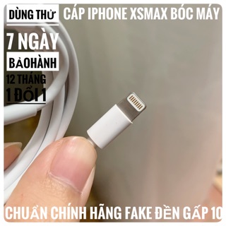 Cáp iPhone ZIN BÓC MÁY 100% - BH 1 năm
