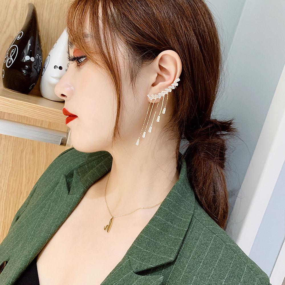 Khuyên Tai Dáng Dài Phong Cách Hàn Quốc Thời Trang Cho Nữ|Bông Tai Dáng Dài Thiết Kế Xinh Xắn Thời Trang Cho Nữ