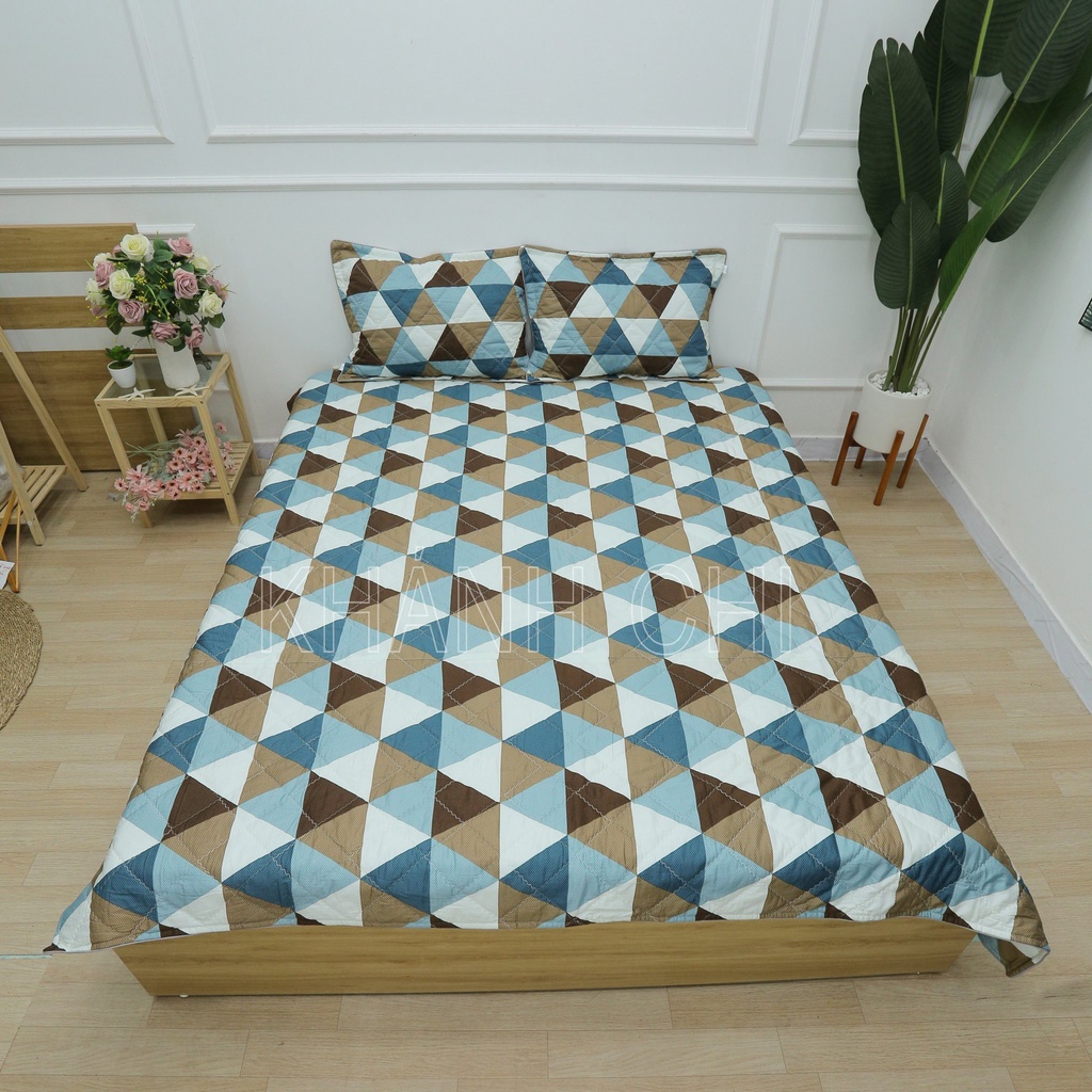 Ga trần bông 1,8m x 2m x 10cm thô lụa Khánh Chi