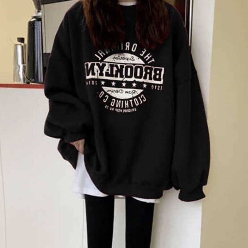 [RẺ VÔ ĐỊCH] Áo Sweater Nỉ BROOKLYN Form Rộng Ulzzang (HÌNH  | WebRaoVat - webraovat.net.vn