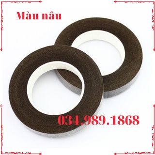 3 cuộn băng keo sáp màu nâu làm cành đào, nụ tầm xuân, cành hoa giấy, hoa handmade