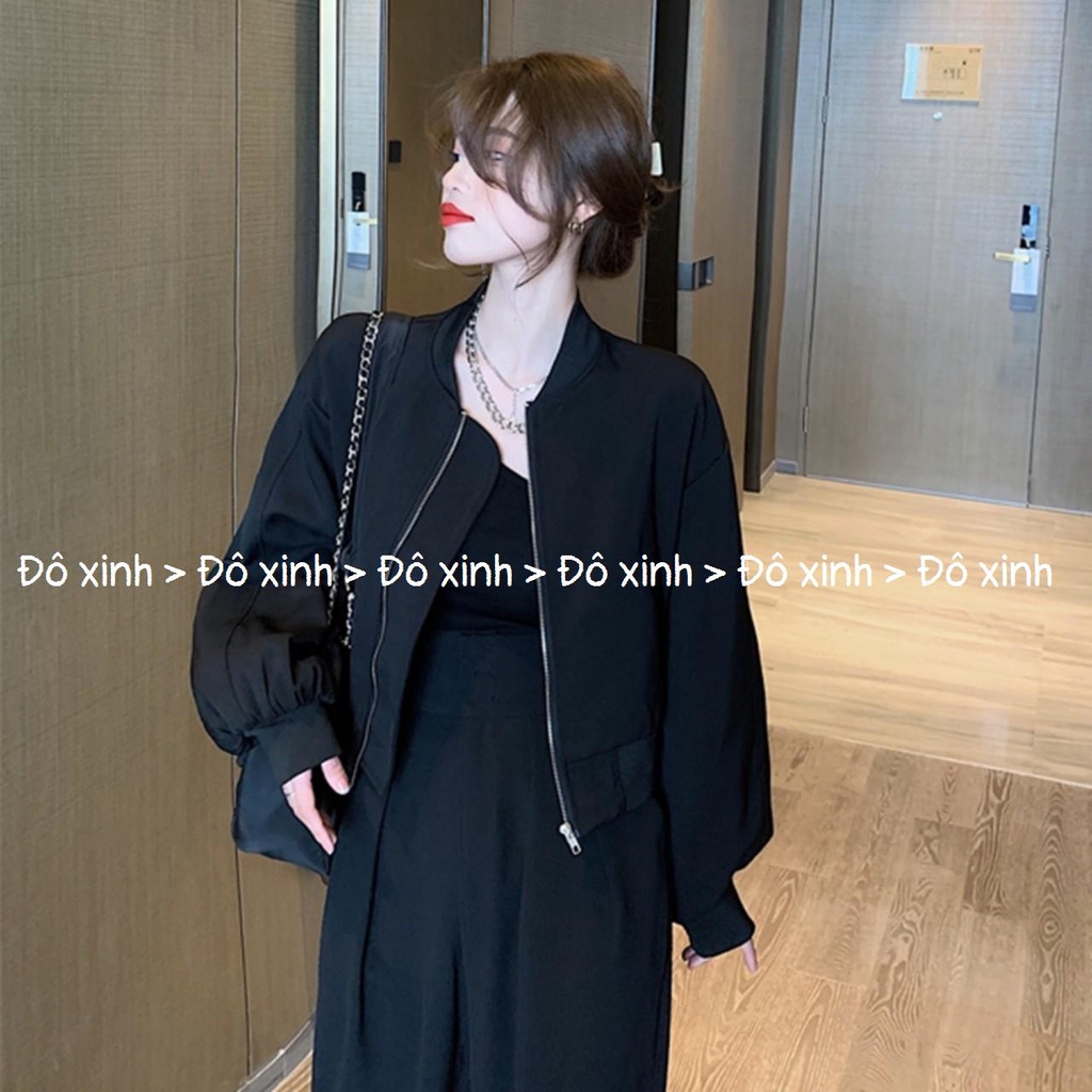 [HÀNG QC XỊN] 🍬 Áo Bomber Croptop Chất Lừ F205 ĐÔ XINH  🍬