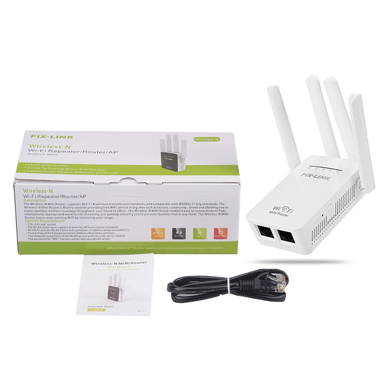Bộ Khuếch Đại Tín Hiệu Wifi Không Dây Wps Eu Plug Goros | BigBuy360 - bigbuy360.vn