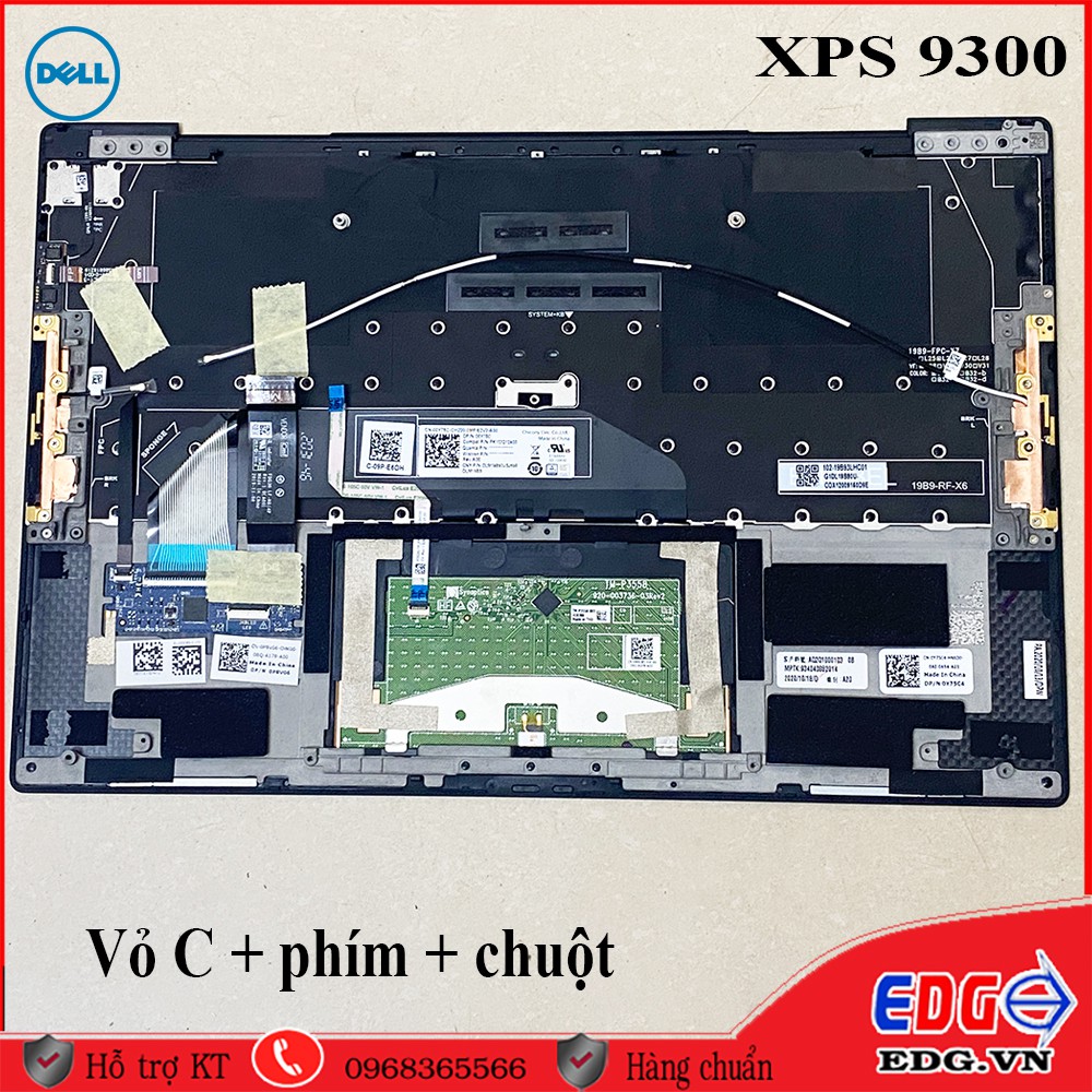 Vỏ Laptop Dell XPS 13 9300 Vỏ C laptop Dell XPS 9300