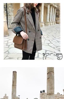 [ORDER] Áo blazer caro lót xanh