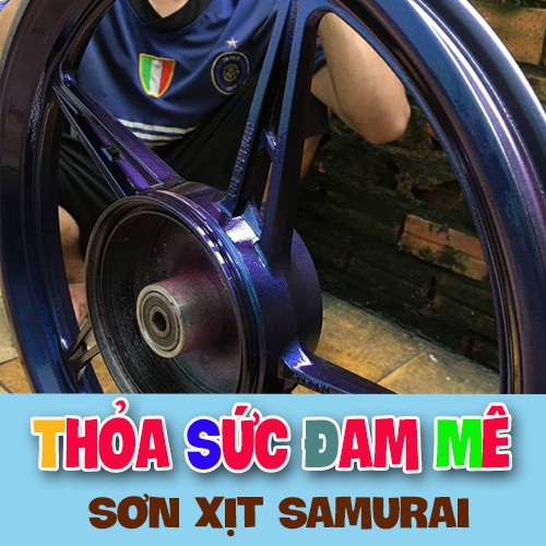 Combo sơn xe máy màu 3D T901 Samurai .