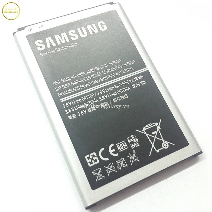 Pin XỊN Samsung Galaxy Note 3 / N900 / N9000 / N9002 / N9005 / SC-01F - ZIN BẢO HÀNH 3 THÁNG