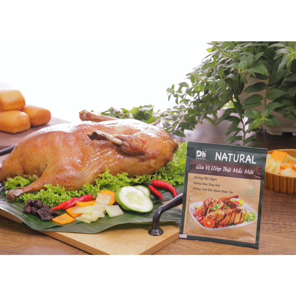 Gia vị ướp thịt mắc mật Natural Dh Foods gia vị nấu ăn mang hương vị núi rừng 10gr
