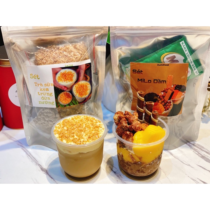 Set Nguyên liệu làm trà sữa(sỉ sll38)