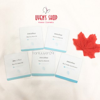 Combo 10 gói Sample Gel ngăn ngừa mụn Innisfee Bija Cica Balm sample 1Ml