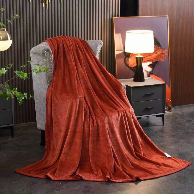 Chăn Tuyết Nhung MUJI Chính Hãng 2 Lớp 2m*2m3