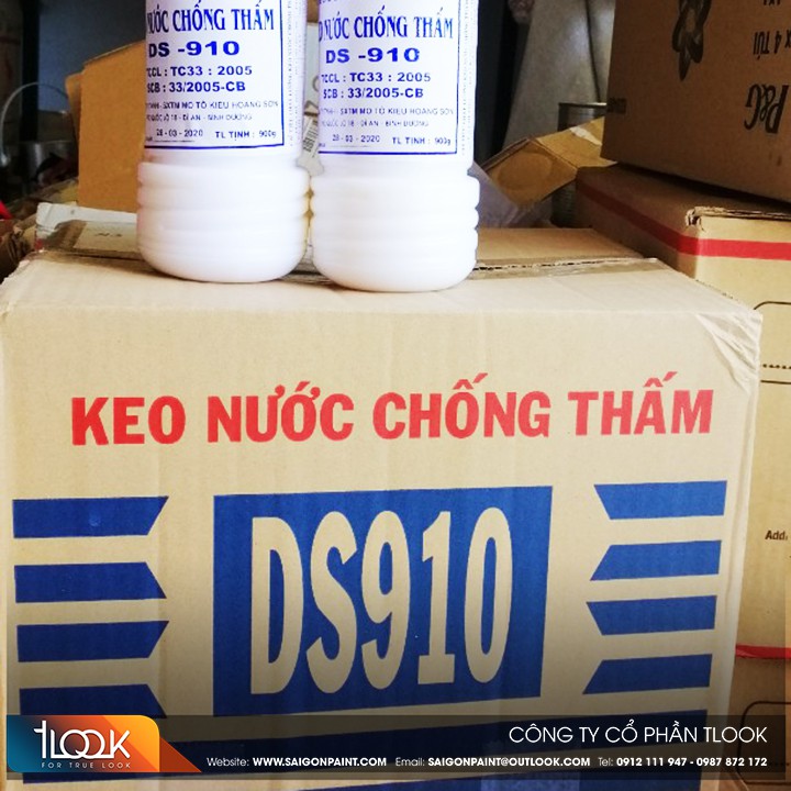 Keo chống thấm DS-910 Motokieu 900gram ( keo bóng nước)