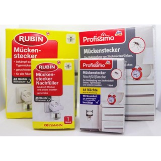 [ĐỨC] Bộ xông tinh dầu đuổi muỗi, chống muỗi RUBIN và PROFISSIMO của ĐỨC an toàn cho cho sức khỏe