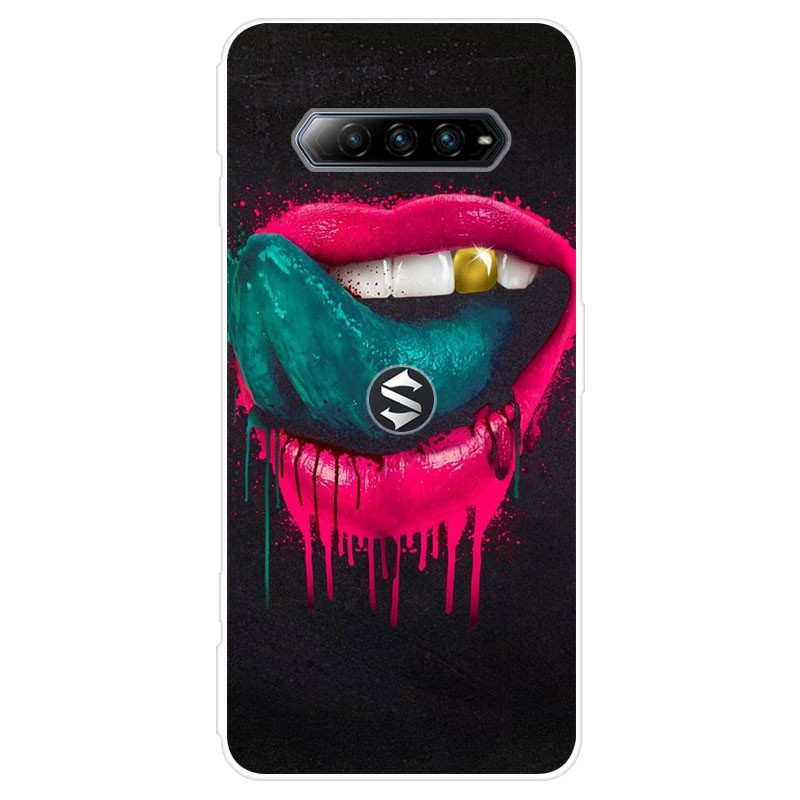 Xiaomi Black Shark 4 Case Silicone TPU Back Cover Cartoon Soft Phone Case