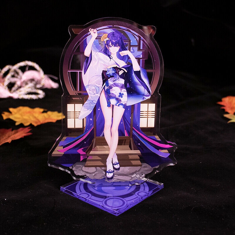 Mô hình nhân vật RAIDEN SHOGUN EI BAAL Standee GENSHIN IMPACT game anime chibi tượng mica trong