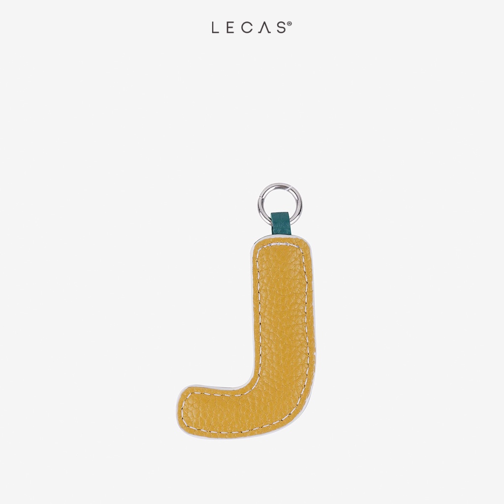 Phụ Kiện Da Bò Thật LECAS Charm Chữ MÀU NGẪU NHIÊN