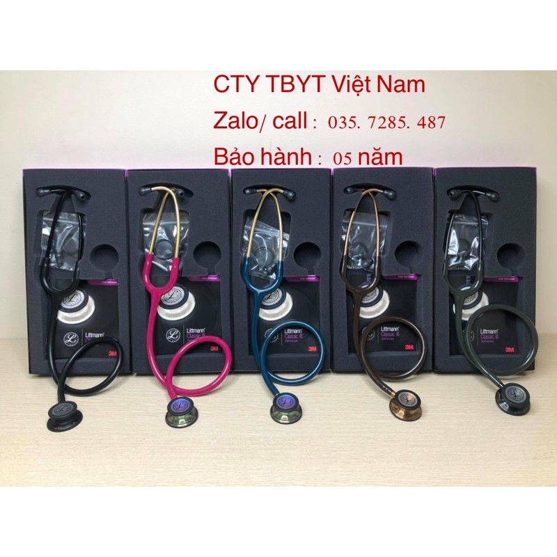 Ống nghe y tế littmann classic III. Chính hãng. Tặng kèm hộp bảo quản littmann cao cấp. MIỄN PHÍ SHIP HÀNG