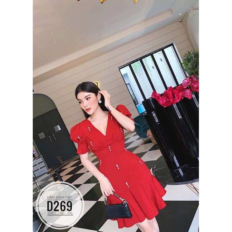 Đầm Đuôi Cá Tay Phồng