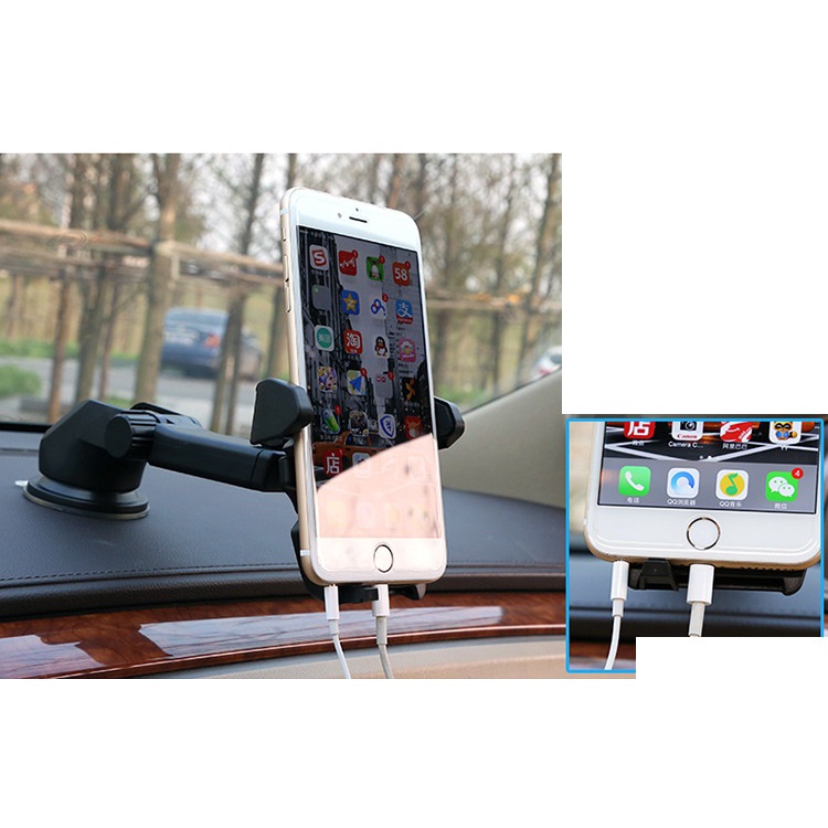 Giá đỡ điện thoại đế hút chân không, Giá đỡ điện thoại trên ô tô K001 hút chân không chắc chắn, gắn trên mọi mặt phẳng | WebRaoVat - webraovat.net.vn