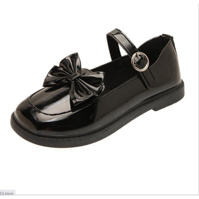 Giày nữ Lolita vintage, giày oxford gắn nơ xinh xắn (Da bóng và da lì) | BigBuy360 - bigbuy360.vn