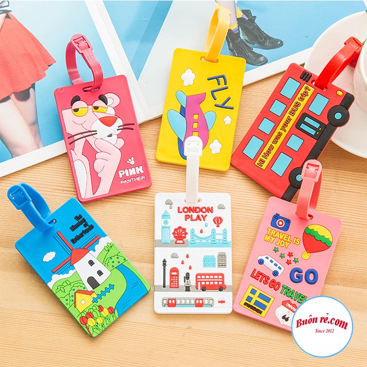 Khung đựng thẻ sinh viên in hình dễ thương -  Túi đựng thẻ bằng nhựa cứng đựng thẻ ngân hàng, vé xe tiện lợi Br 01595