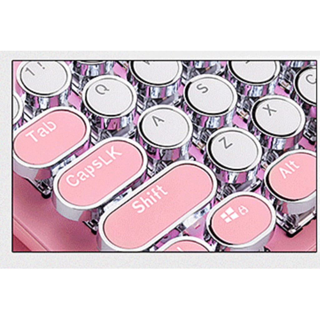 Phím cơ 104 phím tròn mạ điện PBT trong suốt cho bàn phím cơ