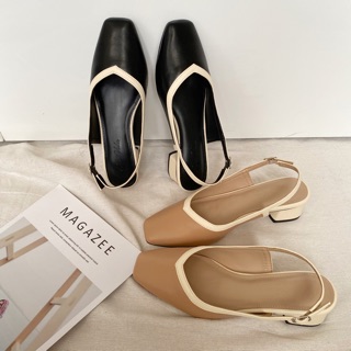 Slingback 2 màu