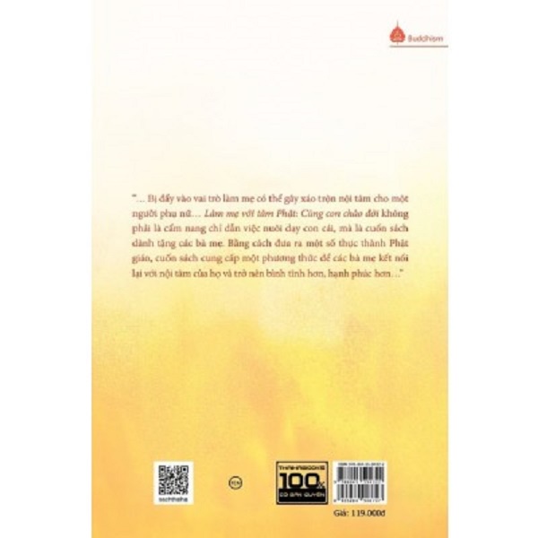 Sách - Làm Mẹ Với Tâm Phật - Cùng Con Chào Đời 2021