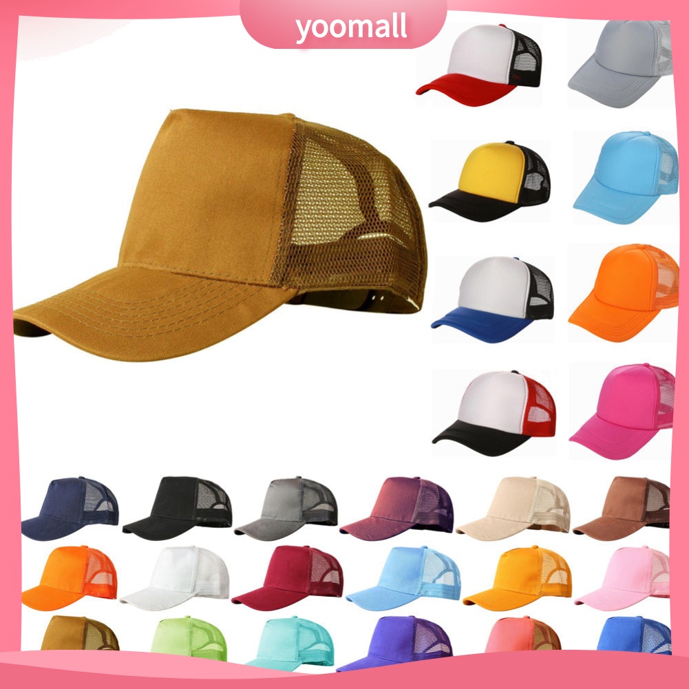 Nón lưỡi trai phối lưới thoáng khí thời trang