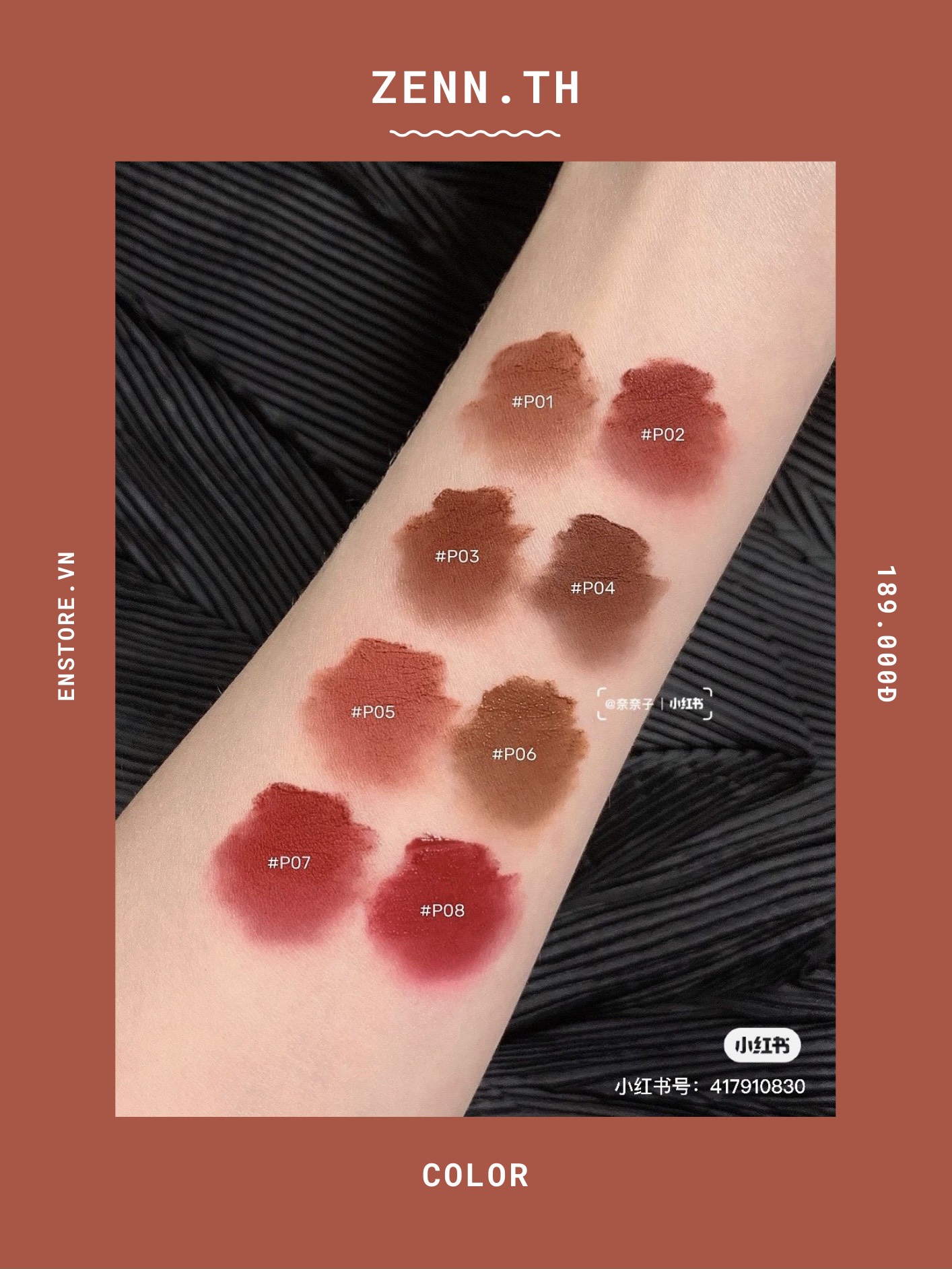 [ZENN.TH] Son kem lì Zenn.th More Than Matte Powder Lip Colour