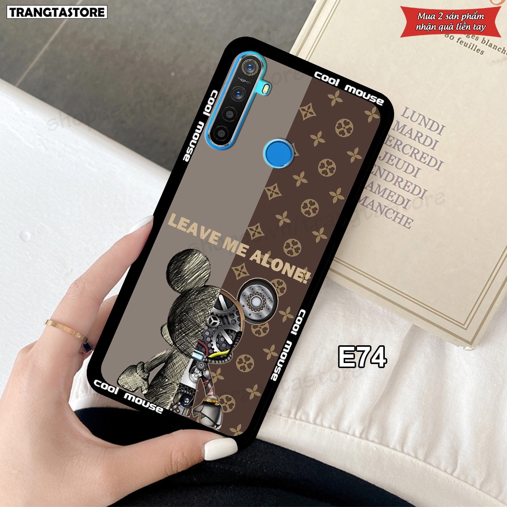 Ốp Realme 5 / 5i / 5 Pro / C3 in hình gấu Bearbrick,Metal Style,Doremon siêu dễ thương chất lượng