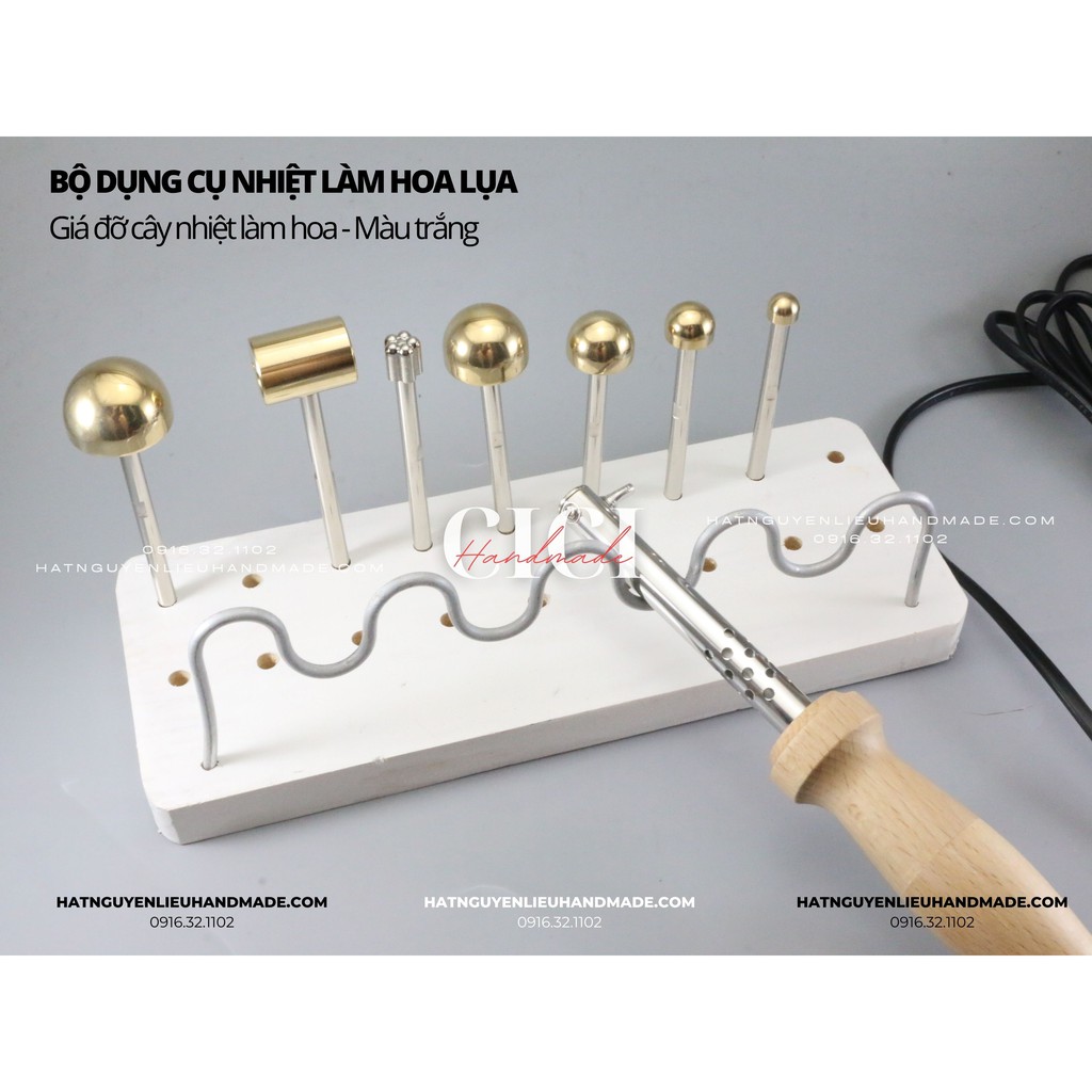 Giá để bộ dụng cụ nhiệt hoa Cici Handmade nguyên liệu DIY hạt đính kết, hạt pha lê hạt cườm đính