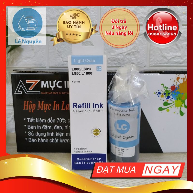 Mực máy in phun màu Epson 100ml | Mực Estar, Mực Refill Ink