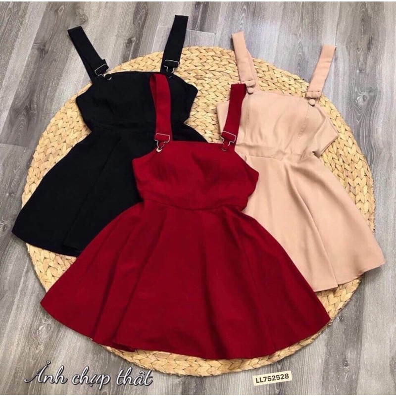 Jum giả đầm 2 dây bản to đan chéo lưng