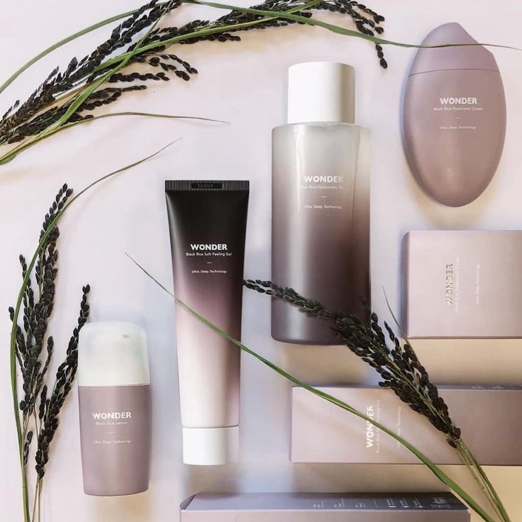 Mỹ phẩm chăm sóc làm sạch da Haruharu WONDER chiết xuất dầu gạo đen