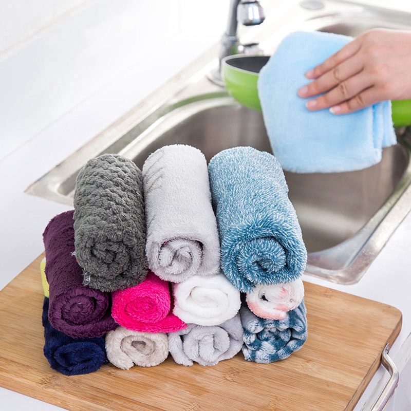 Khăn Lau Bếp Chất Liệu Vải Cotton Polyester