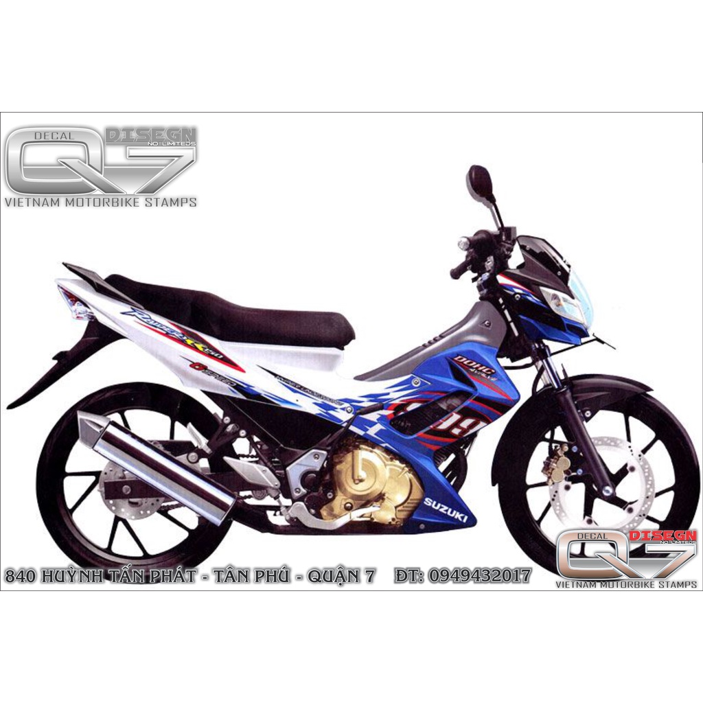 TEM RỜI RAIDER V1 - TRẮNG XANH