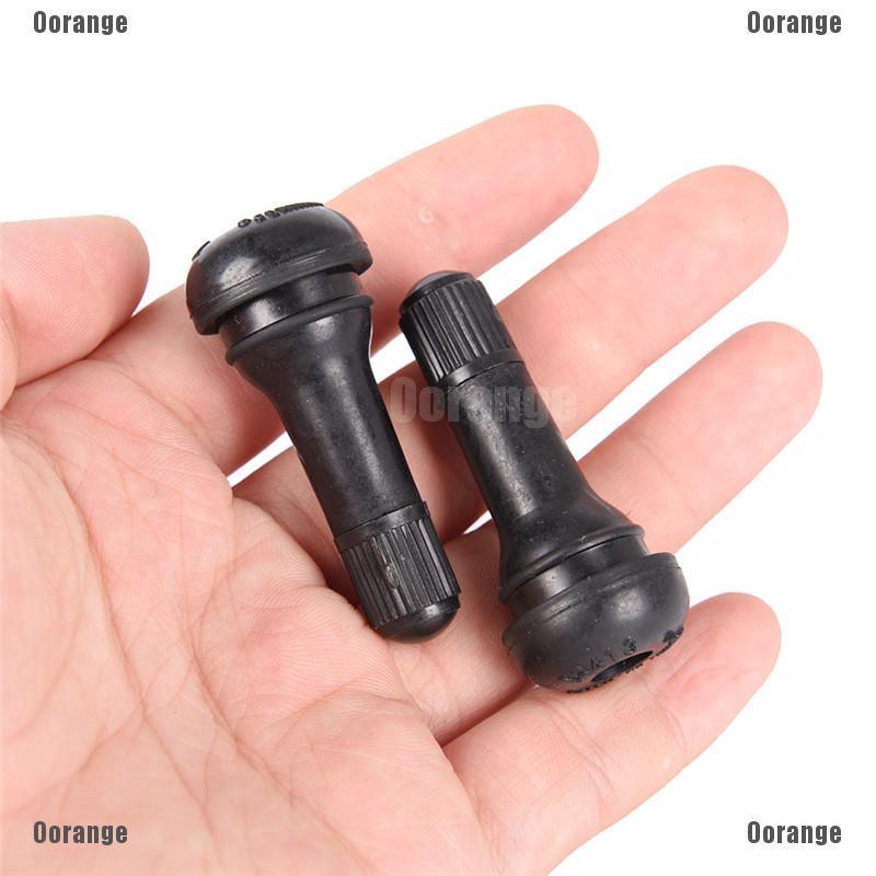 Bộ 5 Van Bánh Xe Hơi TR413 Có Nắp Màu Đen Độc Đáo