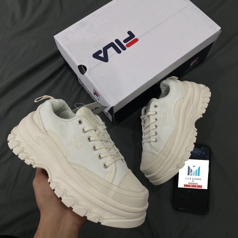 GIÀY FI.LA ĐẾ CAO NỮ SC LAI AU [ FULL BOX + FREE SHIP ]