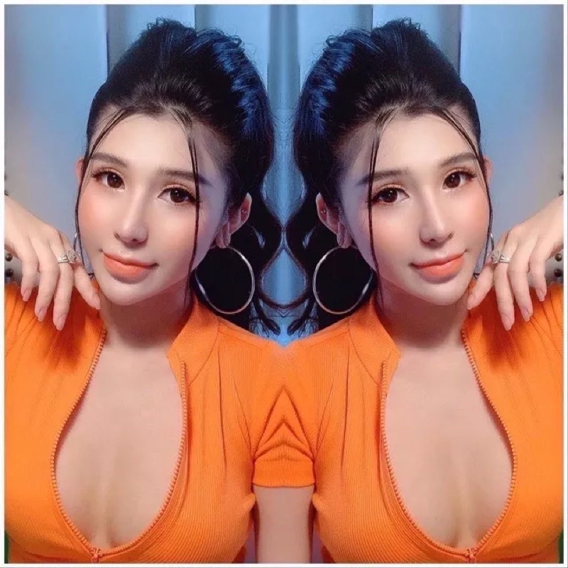 Áo thun croptop nữ khóa kéo cổ bẻ ngắn tay màu trơn dáng ngắn ôm body TV - Fashion