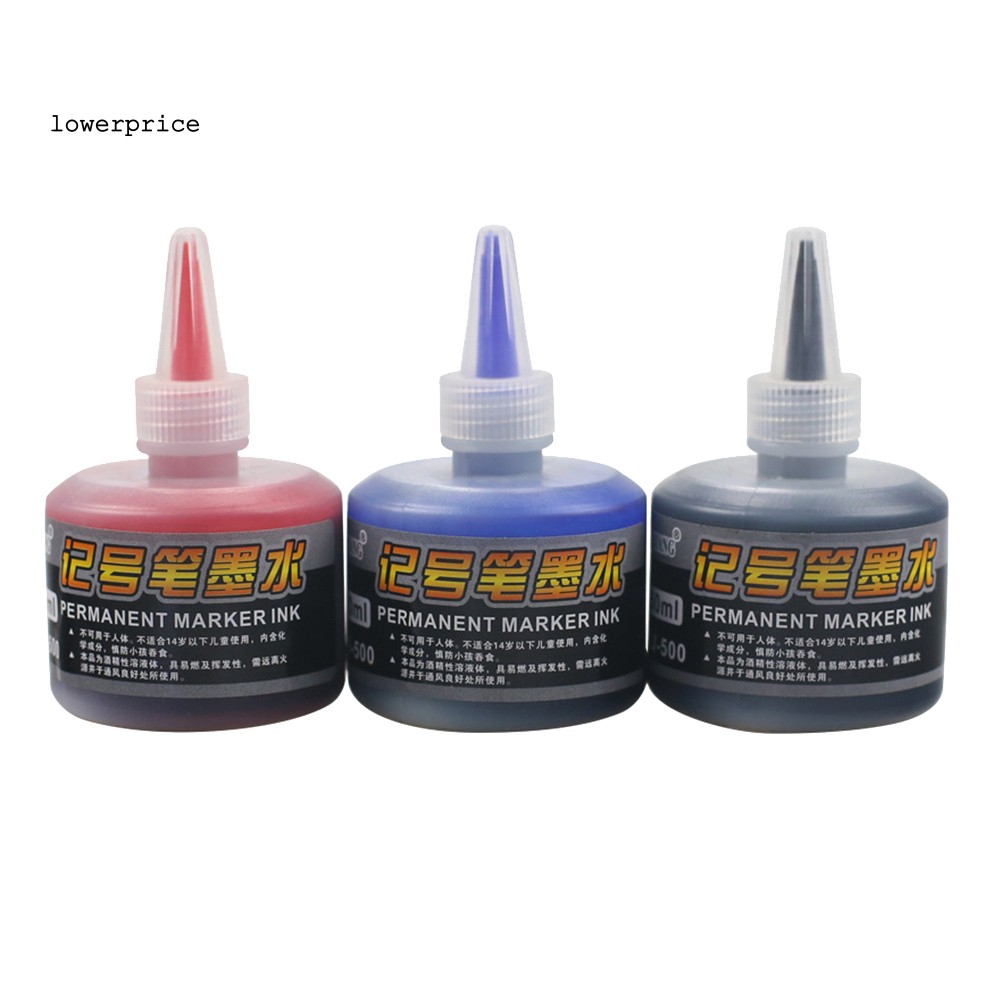 Bút Lông Màu Xanh Dương / Đỏ / Đen 50ml