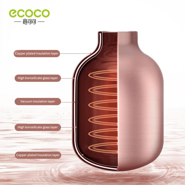 (ECOCO) Bình đựng nước nóng giữ nhiệt hàng ngày ECOCO 1.4L an toàn cho 24 giờ