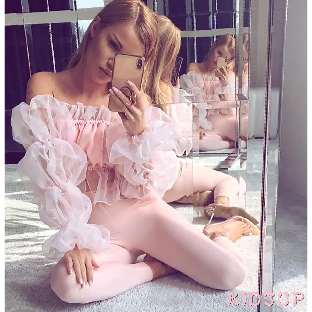 Áo croptop trễ vai thời trang mùa hè dành cho nữ