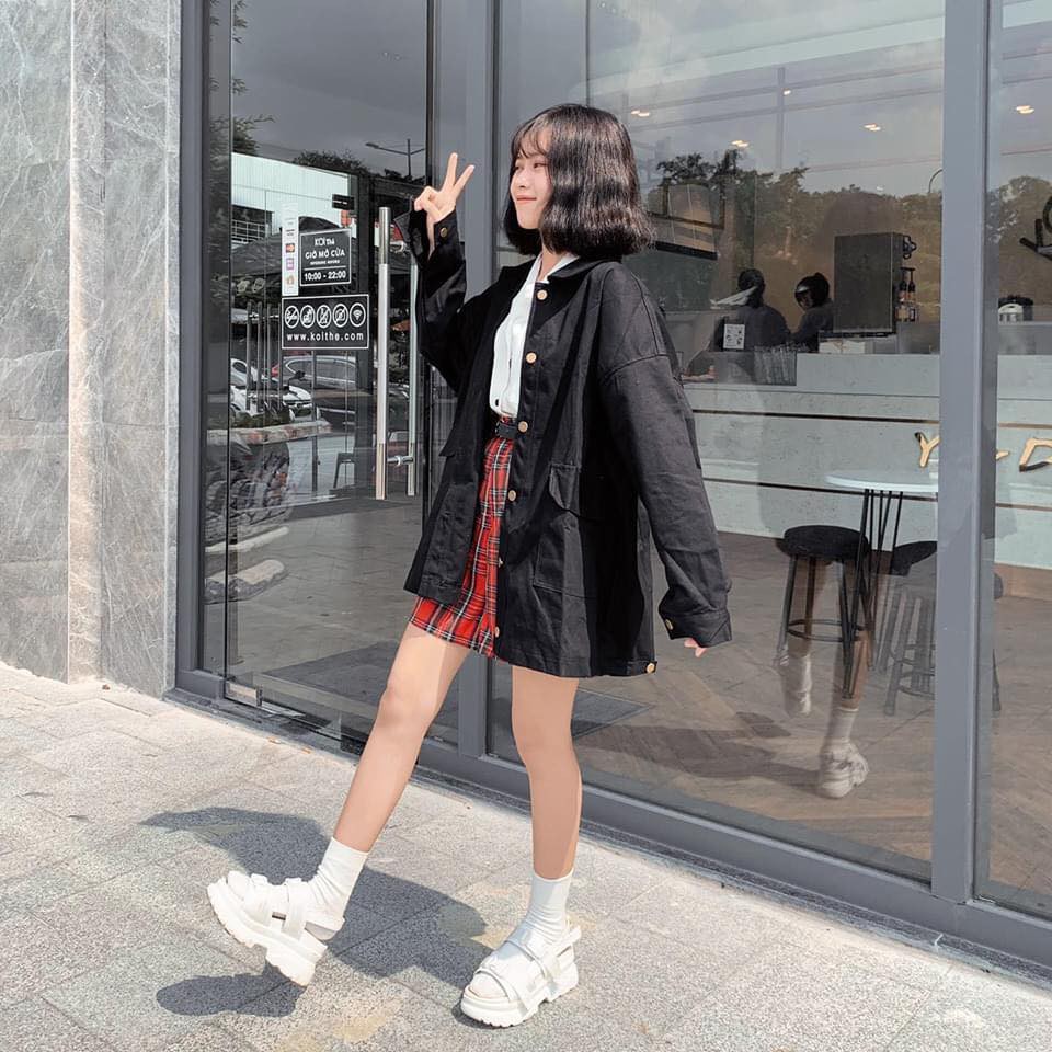 Áo Khoác Kaki YUN Nam Nữ Unisex Form rộng 💥 kiểu áo vải kaki Tay dài chống nắng